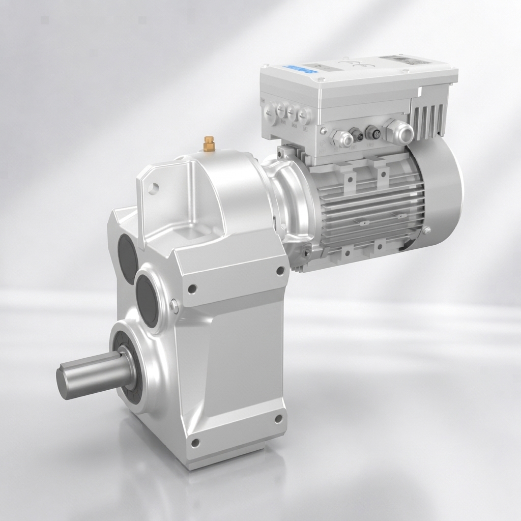 F Parallel Shaft Gearmotor Variable Frequency Drive All-in-one