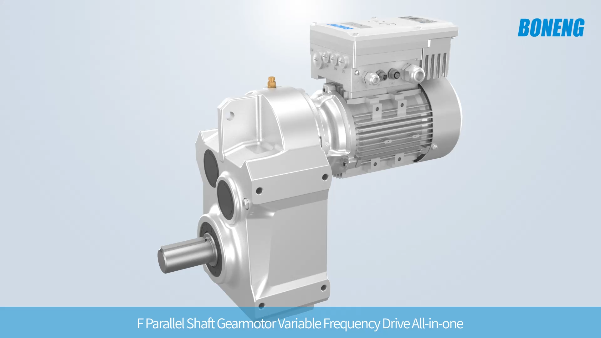 F Parallel Shaft Gearmotor Variable Frequency Drive All-in-one