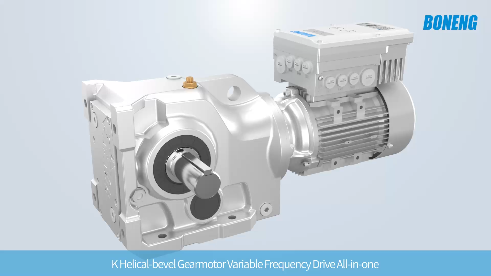 K Helical-bevel Gearmotor Variable Frequency Drive All-in-one