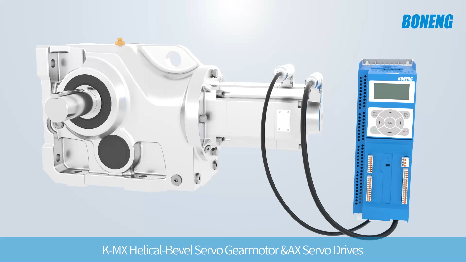 K-MX Helical-Bevel Servo Gearmotor &AX Servo Drives